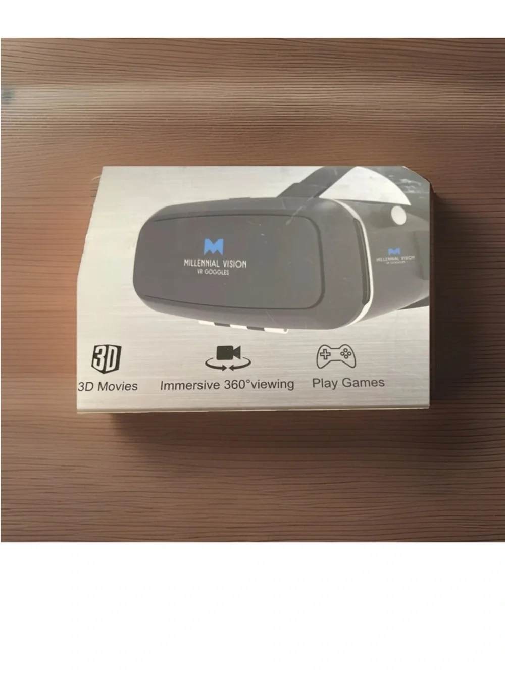 Black VR Goggles - Immersive 3D & 360° Viewing